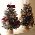 thumbnail image 2 of 2023 New Christmas Tree Home Desktop Small Light Decorations Christmas Mini Ornaments Ins Diy Mini Christmas Tree Girl Gift, 2 of 5