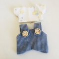 thumbnail image 3 of Mini ropa de peluche para muñecas, traje de 17cm, accesorios para muñecas, Kpop, Exo, Labubu, Idol, camiseta, monos con botones, 3 of 5