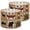 Color 3, variant on Rustic Linen Drum Lamp Shades Rustic Wooden Plank Wall Natural Grain Distressed Texture 13" x 13" x 10" Lampshade for Table Lamps Floor Lamps Lamp Shade Replacement Easy Assembly Required
