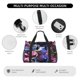 thumbnail image 4 of Easygdp Colorful Frog Among Flowers Bolsa de Gimnasio, Bolsa de Viaje Duffel, Bolsa de Fin de Semana con Compartimentos, Bolsa de Mano para Noche, 4 of 7
