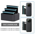 Charge Hub Battery Quick Chargers for one X2 Action Camera Power Supply