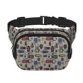 thumbnail image 1 of Disketp Bright Insects Riñonera de Doble Capa, Bolsa de Cintura Ajustable para Viajes, Correr y Senderismo, Riñonera Ligera para Hombre y Mujer, 1 of 9