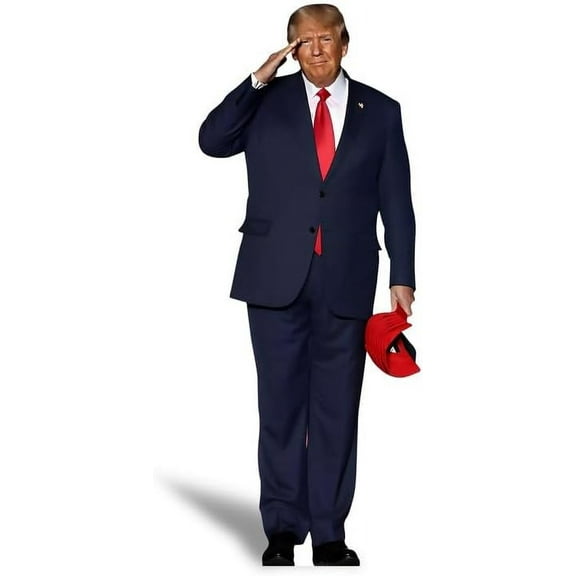 6 feet Donald Trump Stand Up | Cardboard Cutout | Life Size Standee | Picture Poster Photo Print