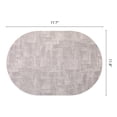 thumbnail image 6 of Unique Bargains 6Pcs Faux Leather Table Decor Placemats Gray/Khaki 17.7x11.8inch, 6 of 6