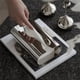 thumbnail image 4 of Estuche de Pañuelos de Acero Inoxidable con Espejo, Servilletero Plateado, Caja de Pañuelos de Escritorio, Decoración de Mesa, Accesorios de Cocina, 4 of 5