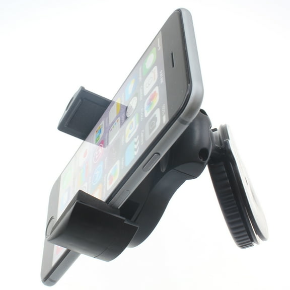 Windshield Car Mount for TCL 10 5G UW Phone - Holder Glass Cradle Rotating Dock Suction V7P Compatible With TCL 10 5G UW