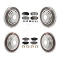 thumbnail image 1 of Transit Auto Front Rear Coated Disc Brake Rotors and Semi-Metallic Pads Kit for Car 2016-2023 Mazda CX-9 KGF-102024, 1 of 11