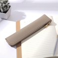 thumbnail image 3 of Mini Leather Pen Pocket Fit for Fountain Pen PPT Remotes Presentation Clicker PU Pen Sleeve Business Giveaways for Women Shallow Khaki, 3 of 4