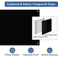 thumbnail image 3 of Black Dry Erase Board, 48'' x 36'' Magnetic Large Black Glass Board Frameless Wall Mounted Glass Whiteboard for Office, School & Home with 1 Acrylic Marker Tray & 3 Strong Magnet, 3 of 6