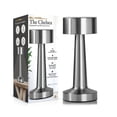 thumbnail image 4 of Bell + Howell 2 Pack Chelsea Small Table Lamp, Touch Lamps for Bedroom, LED Rechargeable Lamp, Cordless Lamp Great for Gifting, Small Lamps for Bedroom, Lamps for Living Room, Home Décor, Silver, 4 of 7