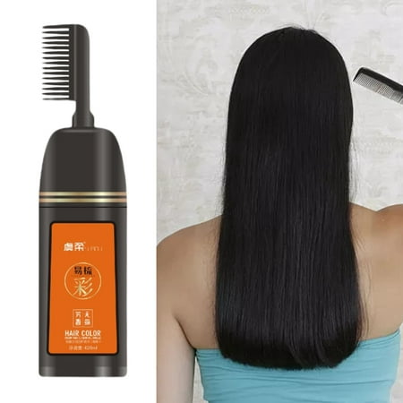 428ml Hair Comb Permanent Gentle Comb Applicator Brush for Women Men Hair  Coloring , Silky Hair Ingredients Home Use - Natural Black,  |  Walmart Canada