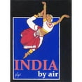 thumbnail image 3 of Got, Jean Pierre 15x18 Black Modern Framed Museum Art Print Titled - India by Air, 3 of 5