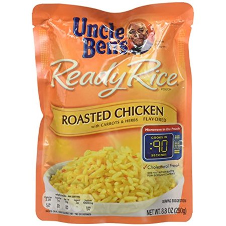 Uncle Bens Roasted Chicken Ready Rice Pouch - 8.8 Oz