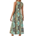 thumbnail image 6 of Fantaslook Summer Dresses for Women Sleeveless Casual Long Dress Beach Vacation Sundresses with Pockets, 6 of 10