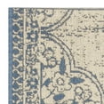 thumbnail image 5 of SAFAVIEH Outdoor LND174M Linden Collection Blue / Creme Rug, 5 of 7