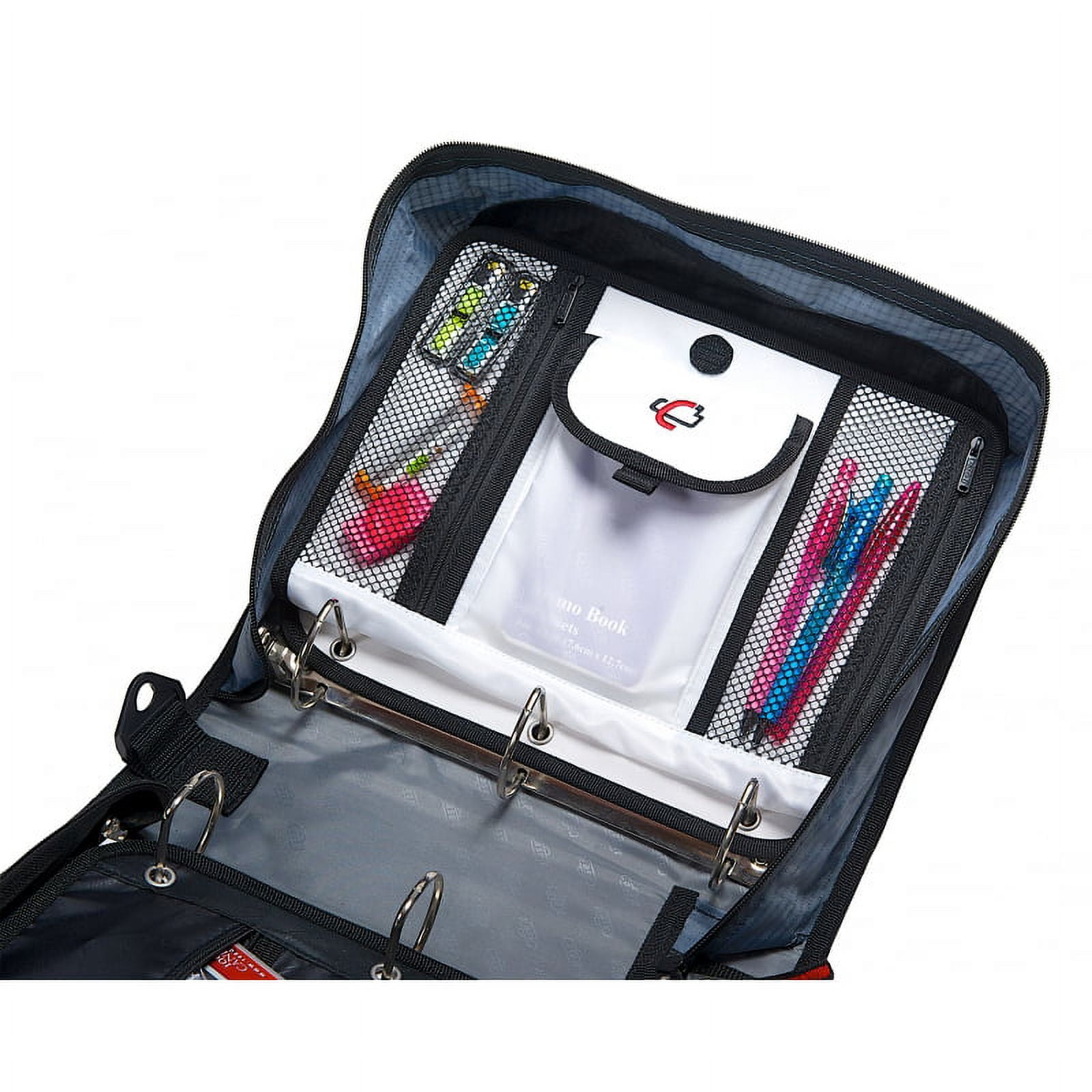 Case-it Universele Rits Binder - 2 Inch O-ringen - Gewatteerde zak