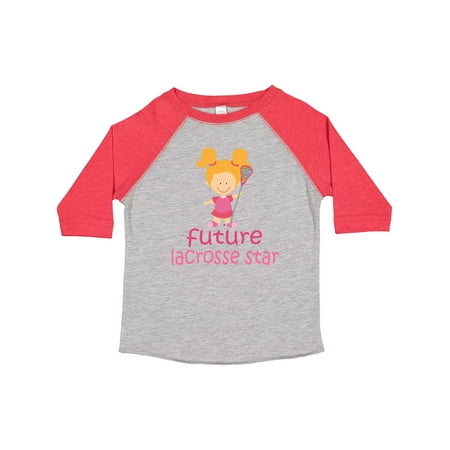 

Inktastic Future Lacrosse Star Girl Gift Toddler Toddler Girl T-Shirt
