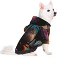 thumbnail image 5 of Cauagu Classic Floral Blue Skate Shoes Pattern Winter Pet Hoodie Sweatshirts- Dog Hoodie Sweater with Leash Hole - Cute Dog Hoodie - Pet Clothes Puppy Cat Custume -X-Small, 5 of 8