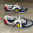 thumbnail image 4 of Size 13 - New Balance 574 Court Navy Grey Yellow, 4 of 6