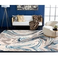thumbnail image 3 of SAFAVIEH Soho Sybella Abstract Area Rug, Grey/Blue, 8' x 10', 3 of 9