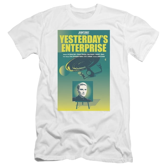 Star Trek - Tng Season 3 Episode 15 - Premium Slim Fit Short Sleeve Shirt - Large