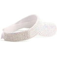 thumbnail image 6 of EONQY Baseball Hats Cap, Women Sport Sun Visor Hats Rhinestone Golf Tennis Headband Cap Sports Adjustable Baseball Visor Cap, 6 of 7