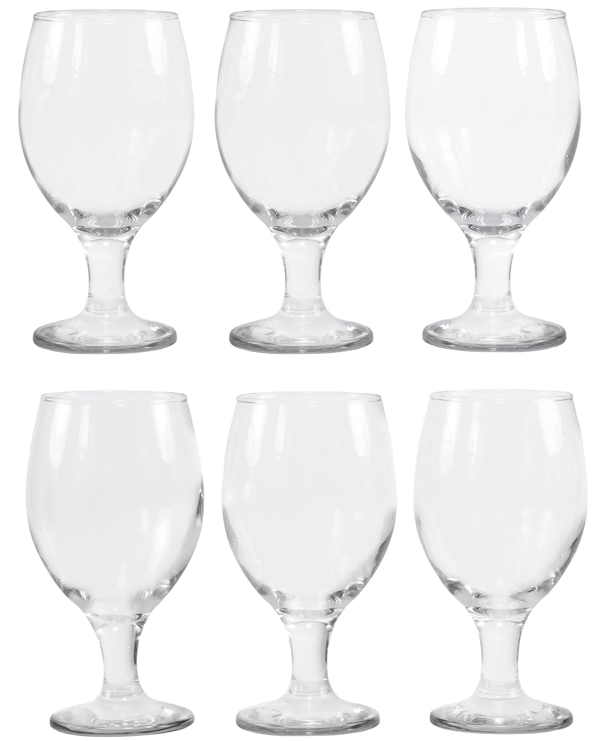thumbnail image 4 of Red Co. Belluno Classic - Vasos transparentes para agua, zumo, licor - Copas de vino, juego de 6 (13 onzas), 4 of 9