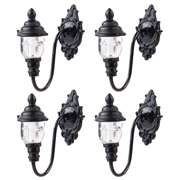 WORGEOUS 4pcs mini lámpara de pared mesa de arena lámpara decorativa decoración de mesa de arena de bricolaje