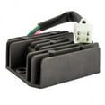 thumbnail image 1 of jinwen 4x4 Wire 2 Phase Motorcycle Regulator Rectifier Black 12VDC Bike Scooter 4 Pcs, 1 of 7