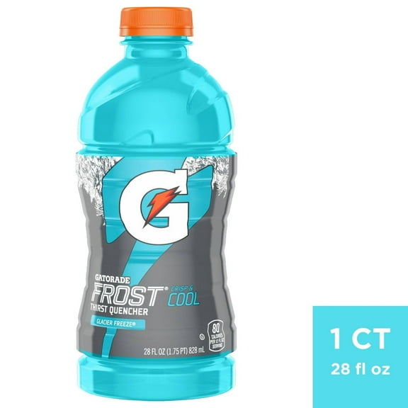 Gatorade Frost Blue Glacier Freeze Sports Drink Bottle 28 fl oz - Pack of 2