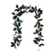 thumbnail image 2 of Guirnalda de flores artificiales con hojas verdes, adornos colgantes estilo A, 2 of 9