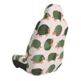 thumbnail image 2 of Wukai Cute Armadillo Full Set Car Seat Covers with Soft Padding Universal Auto Front Seats Protector and Cushion Mat, 2 of 5