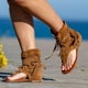thumbnail image 4 of Sandalias con borlas bohemias Retro para mujer y niña, zapatos de playa romanos, botas Wmkox8yii nm1492, 4 of 6