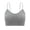 Gray, variant on Women V Neck Cami Bra Bralettes Padded Seamless Bralette Straps Sleeping Bra Pullover Style Tank Top Bra "Black, XL"