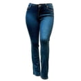 thumbnail image 3 of Y&F Womens Plus Size Curvy Stretch Relaxed Fit Straight Denim Jeans Pants, 3 of 3