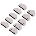 thumbnail image 2 of Oubit Zipper Parts,10sets Zipper Stopper Glossy Zipper Ends Zipper Stop World-Class Design, 2 of 9