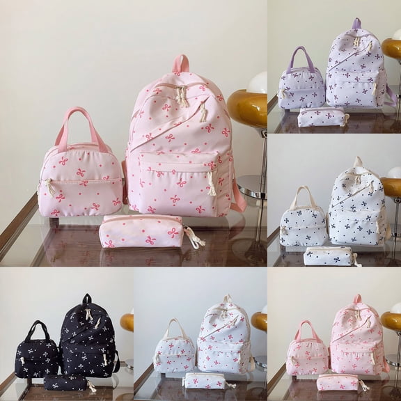 LILIYA Classic Cute Backpack for School, Lightweight, Casual Daily Use, Large Capacity, for Ages 3Rd 4th 5th 6th, Middle Elementary, Campus Essential, Campus Bag