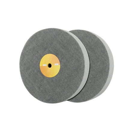 

NUOLUX Nylon Fiber Polishing Wheel Buffing Pad Grinding Abrasive Disc For Metal Wood Polishing Grey (150x25 5P)