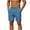 Sky Blue, variant on EOYWHK Denim Shorts with Pockets Elastic Waist Mens Casual Shorts Soft Lightweight Breathable for Casual Lounge Home Active Wear Army Green, Size L