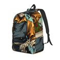 thumbnail image 1 of Easygdp Skeleton Chef BBQ Scene Mochila de Lona Resistente para Laptop, Compatible con Laptops de 15 a 17 pulgadas, Ideal para Escuela, Trabajo y Viajes-Medium, 1 of 5
