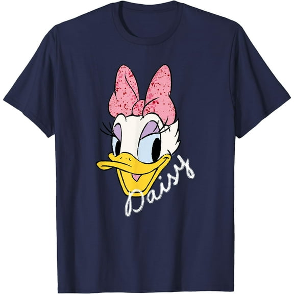 Daisy Duck Sassy & Glamorous Speckled Bow and Name DTG Print Unisex T-Shirt