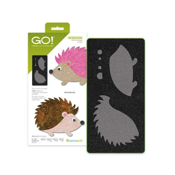Accuquilt GO! Hedgehog Die (Die to Try, August 2025)