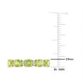thumbnail image 3 of 1,57 carat (ctw) péridot et bague de bande saphir blanche, 3 of 5