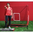thumbnail image 2 of PowerNet Baseball Net Bundle, 5x5 Hitting & Pitching Net, Portable Softball Baseball Training Equipment, Weighted Baseball & Carry Bag, 2 of 6