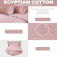 thumbnail image 4 of BNM 300 Thread Count Egyptian Cotton Duvet Cover Set, King/California King, Lavender, 4 of 11