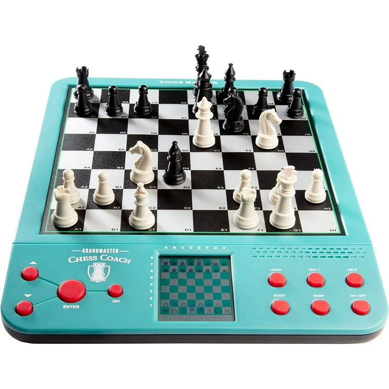 Grandmaster Electronic Magnetic Talking Chess Set Game - Play 2