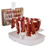 Microwave Bacon Cooker - The Original Makin Bacon Microwave Bacon Tray - Reduces Fat up to 35% for a Healthy Breakfast- Make Crispy Bacon in Minutes. Made in The USA. Ships from Wisconsin