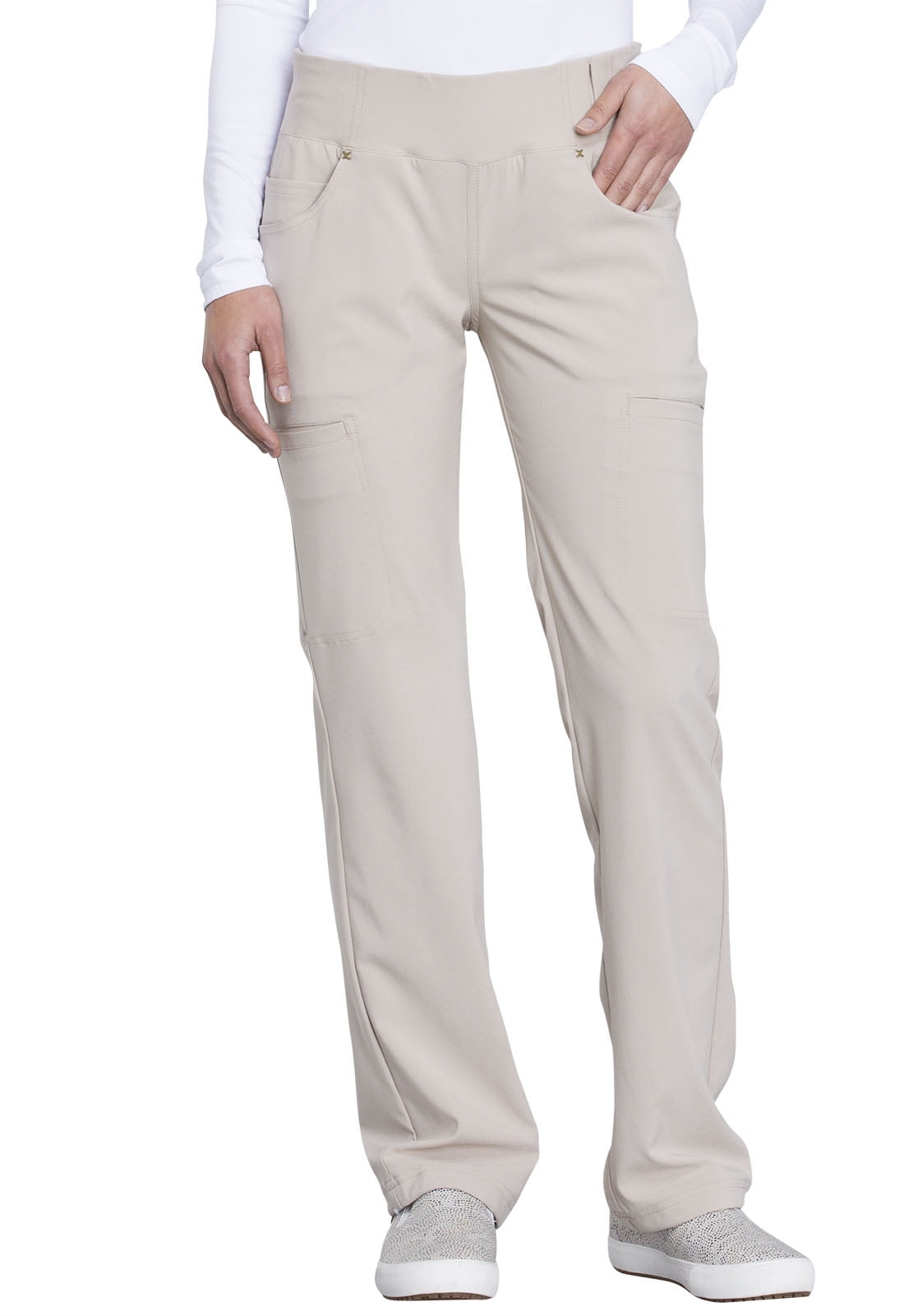 Cherokee Iflex Women's Scrubs Pant Mid Rise Straight Leg Pull-On CK002 ...