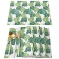 thumbnail image 2 of Monstera Green Tropical Plant Table Runner Luxury Wedding Decor Table Cover Holiday Home Ornament Dinner Tablecloth, 2 of 5
