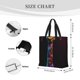 thumbnail image 3 of Balery Neon Psychedelic Giraffe Bolsa de Mano para Mujeres con Cremallera, Bolsa de Gimnasio con Compartimentos, Bolsa para Laptop, Bolsa para Trabajo, 3 of 7